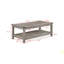 3-Piece Cocktail Set Wooden Table Top Rectangular Coffee Table And Two Matching Square End Tables Living Room Wooden Furniture Retro