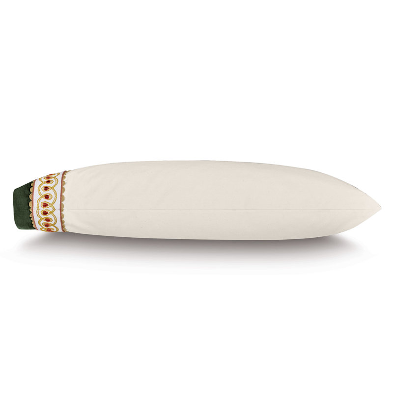 Manderley Border Cuff King Sham Left