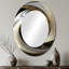 Abstract Modern Swirl I - Miroir mural moderne ovale-55345305