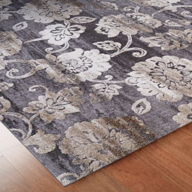 Tapis gris Avenue 33, Rectangle 2 pi 2 po x 6 pi