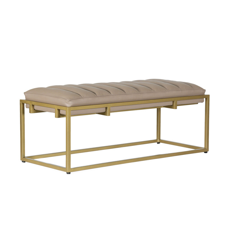 Banc en similicuir