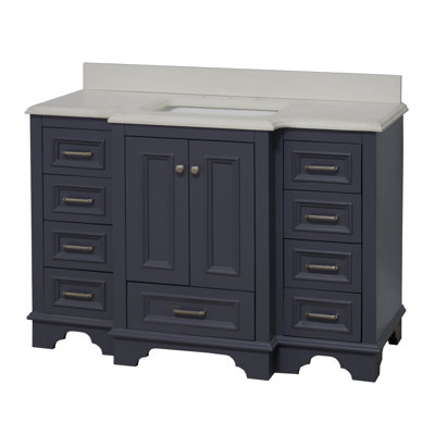 Loughlam 48'' Single Bathroom Vanity with Top
