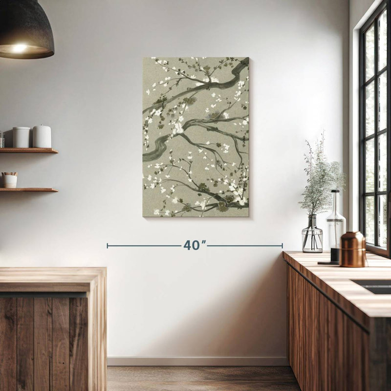 Harnek Neutral Cherry Blossoms II, 36" H x 24" W
