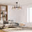 Loram 6-Light Dimmable Drum Chandelier 