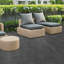 Ensemble de tuiles de terrasse en bois et en plastique composite de 20 pièces