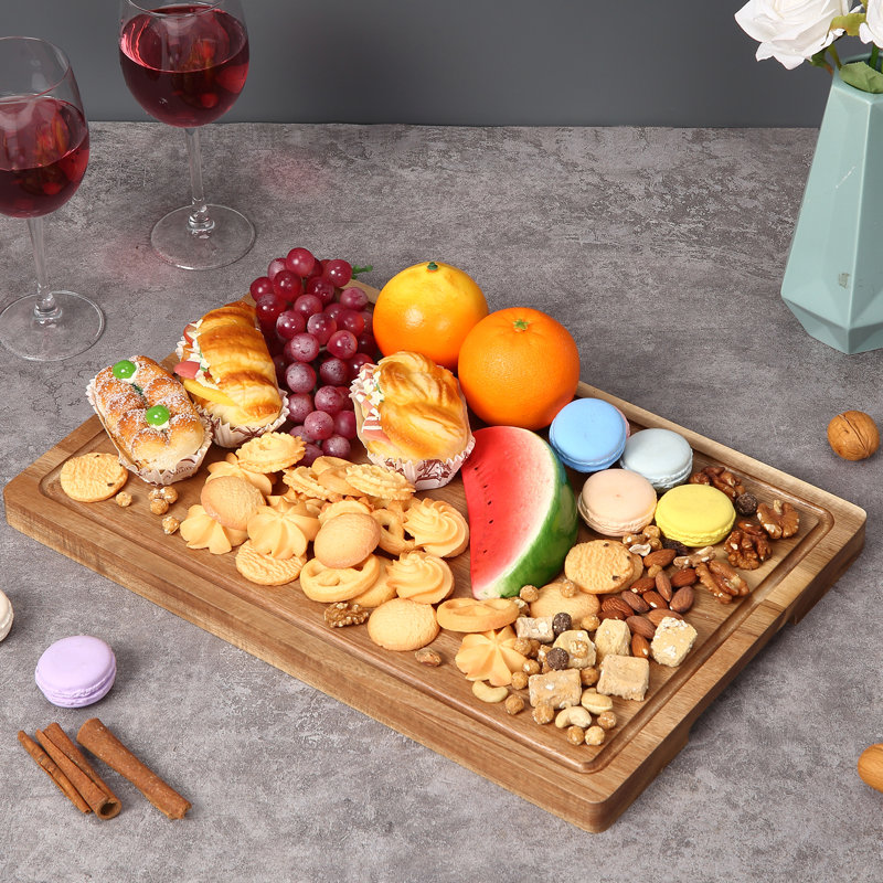 Bamboo Acacia Extra Large Cutting Board for Countertop