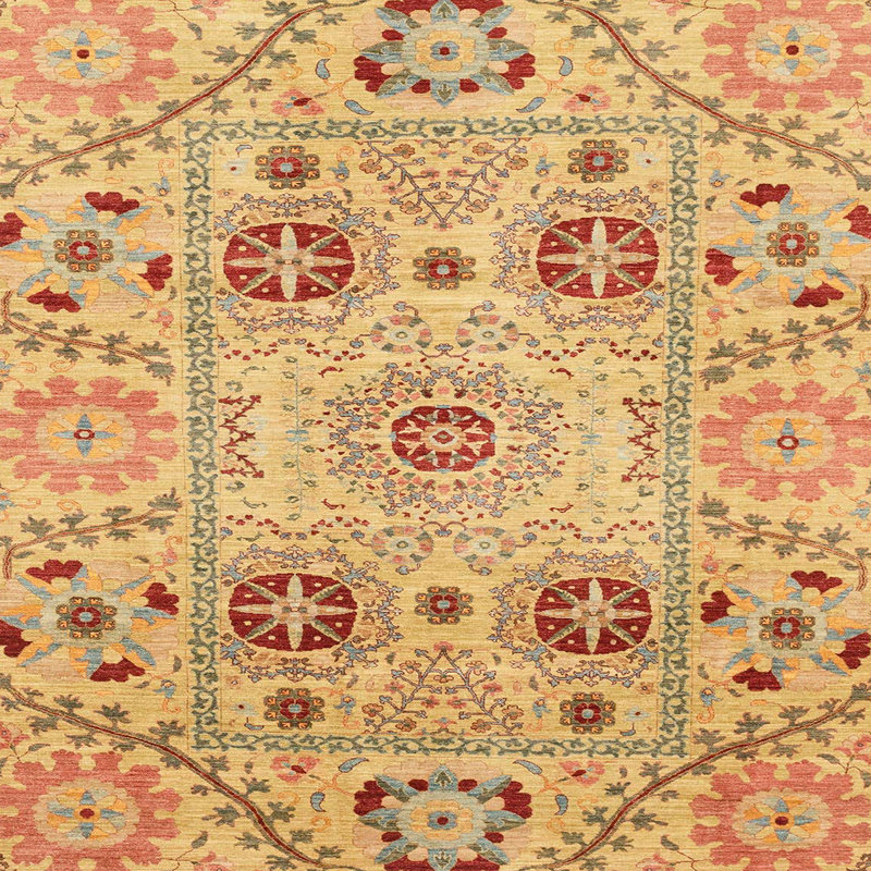 Abstract Indoor Rug, Square 3'