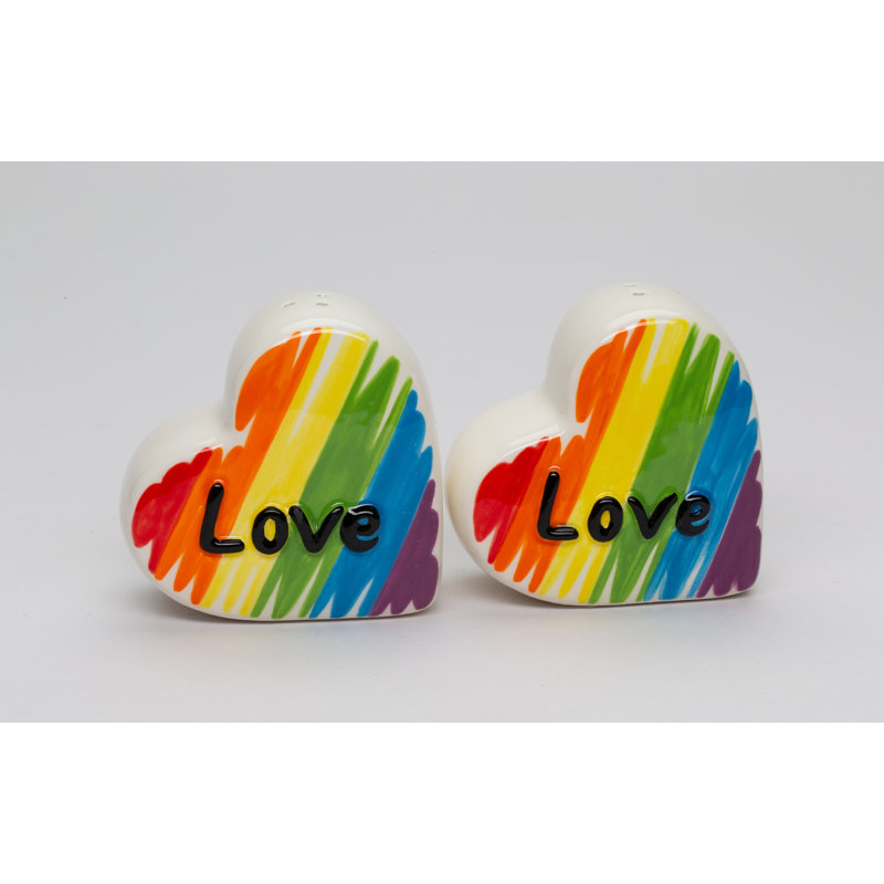 Rainbow Hearts - sel et poivre