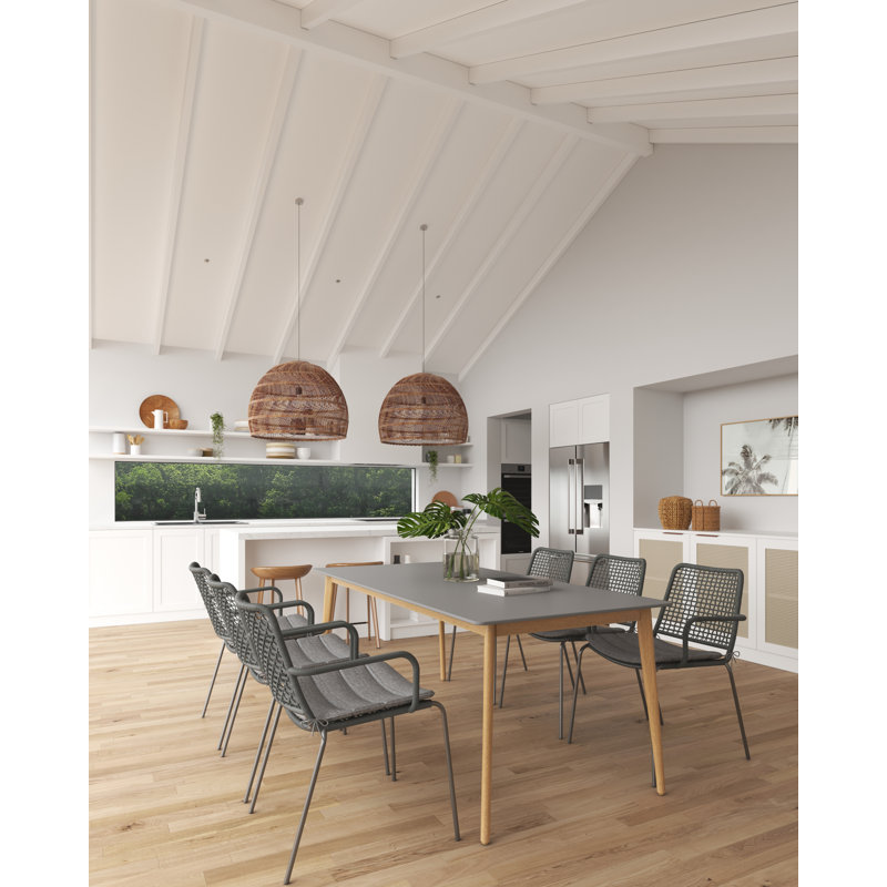 Javiyon 6 - Person Patio Dining Set with Rectangular Table