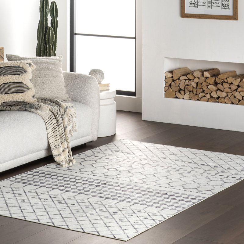  Emi SplashGuard Machine Washable Area Rug