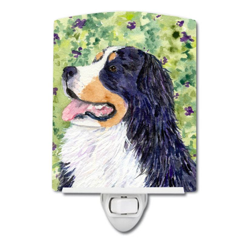 Bernese Mountain Dog Ceramic Night Light
