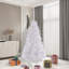 Crystal White Pine Artificial Christmas Tree with LED Multi Colored Lights with Stand-138141847-148844841