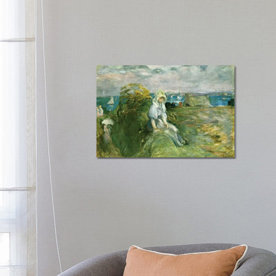 Onthe Cliff At Portrieux (Sur La Falaise Au Portrieux), 1894 by Berthe Morisot - Wrapped Canvas Painting
