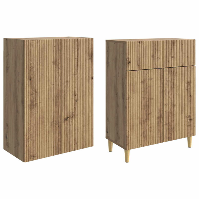 Storage Cabinet, Artisan Oak