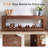 63" W Solid Wood Storage Bench
