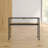 Tarakan 42.5'' Glass Top Console Table