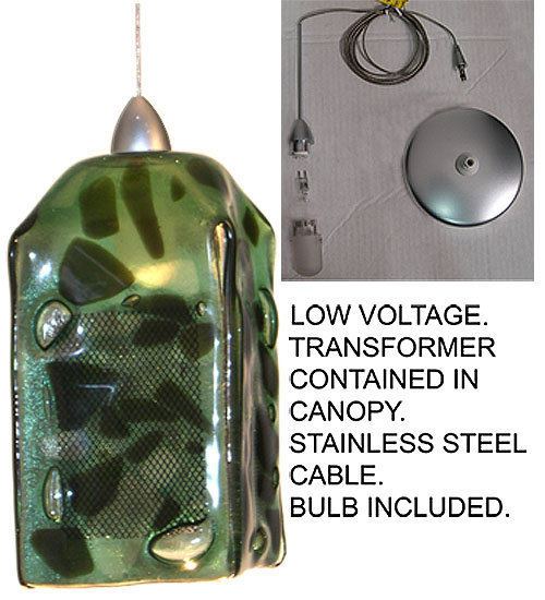 1 - Light Pendant, 80" H x 5.5" W x 5" D