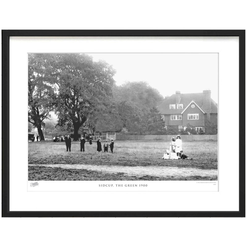 Sidcup, The Green 1900 by Francis Frith - Single Picture Frame Print, 28cm H x 36cm W x 2.3cm D