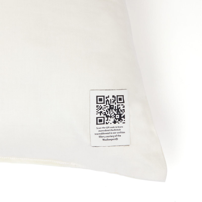 Hemp Throw Square Pillow Cover & Insert, Blush Taraxa Amphibia