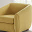 Fauteuil demi-tonneau en polyester 36,6 po Mykel-1825051994