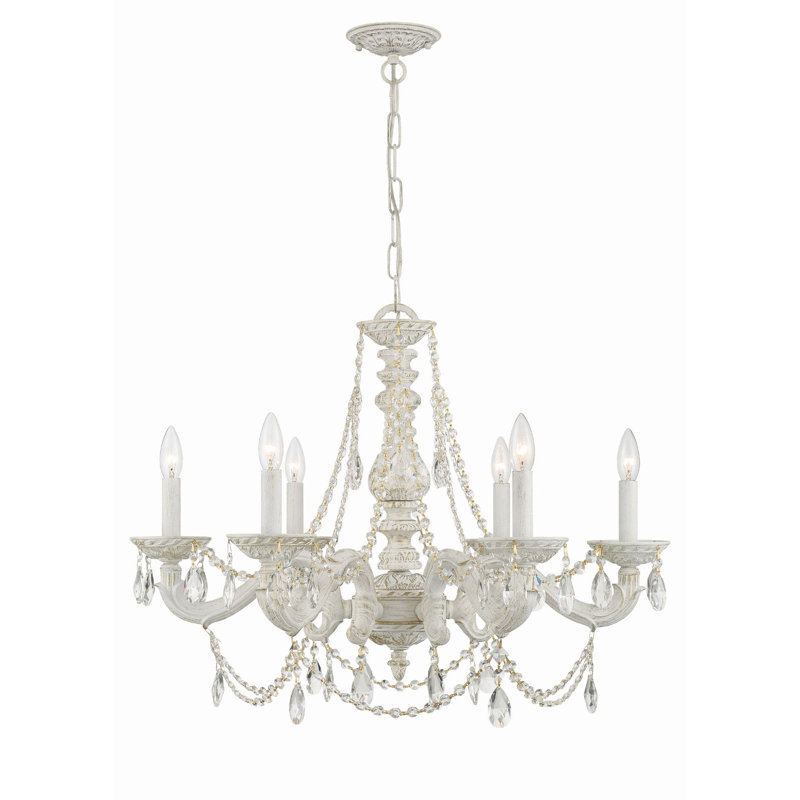 Lustre traditionnel / classique à 6 lumières de style bougie Abagail