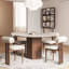 Mid-Century Ash Dining Chairs, Brown Solid Wood Legs, Not Assembled Need, Beige Kitchen Chairs for Dining Room