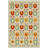 Multi-Colored Traditional Motif Decorative Rug-176566888