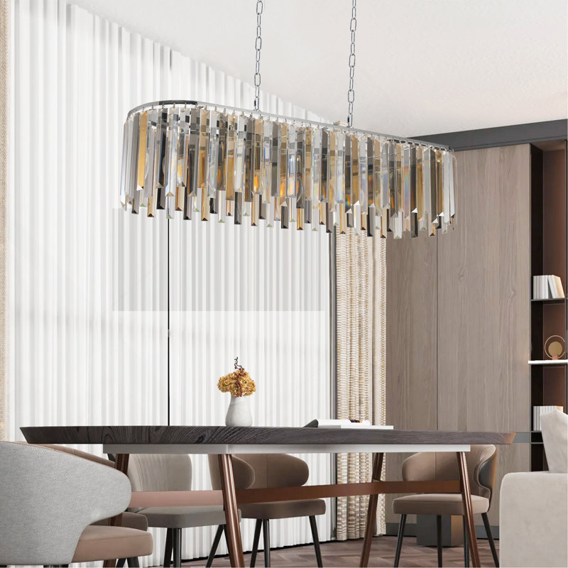 Luminaire de lustre moderne moderne en cristal