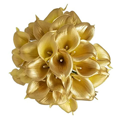 10 pièces de fleurs de lys Calla artificielles