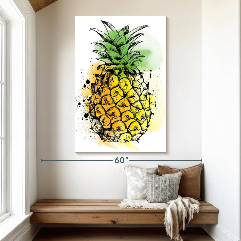 Ananas tropical, H 51 po x l 34 po