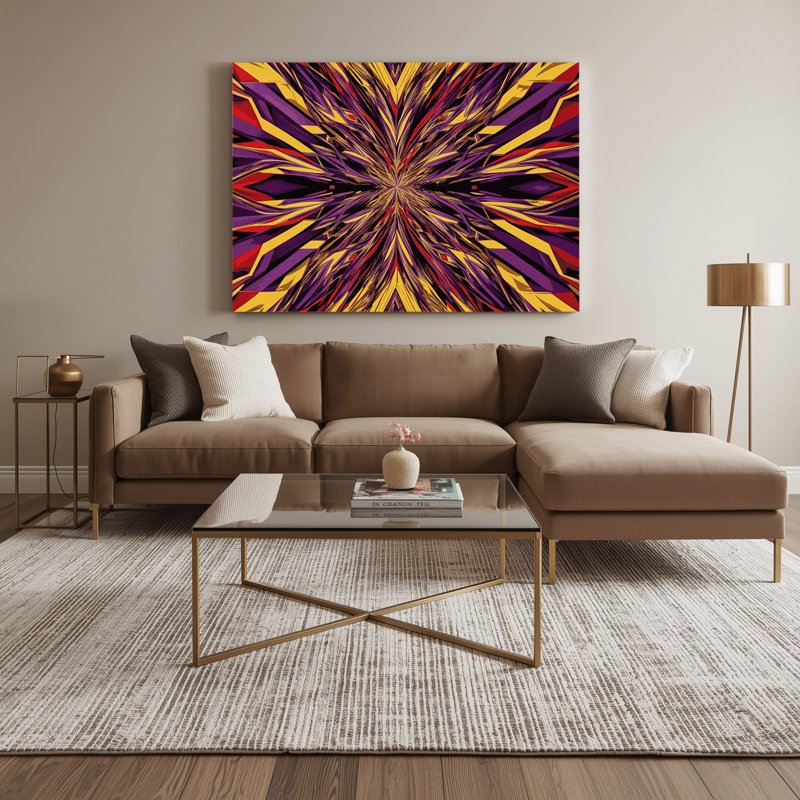 Art mural sur toile Op Art 47, H 20 po x l 24 po