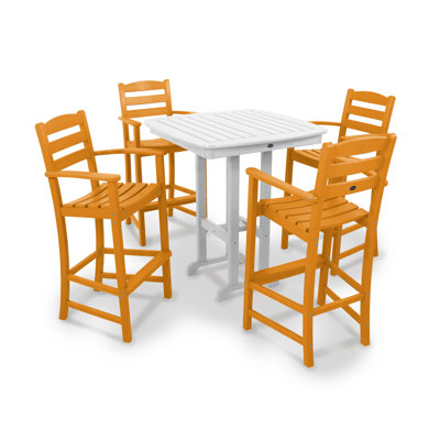 POLYWOOD La Casa Café 5-Piece Bar Set