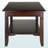 Reid Brown Finish Rectangular Coffee Table With Lower Shelf, 17.75" H X 36.75" W X 20.85" D