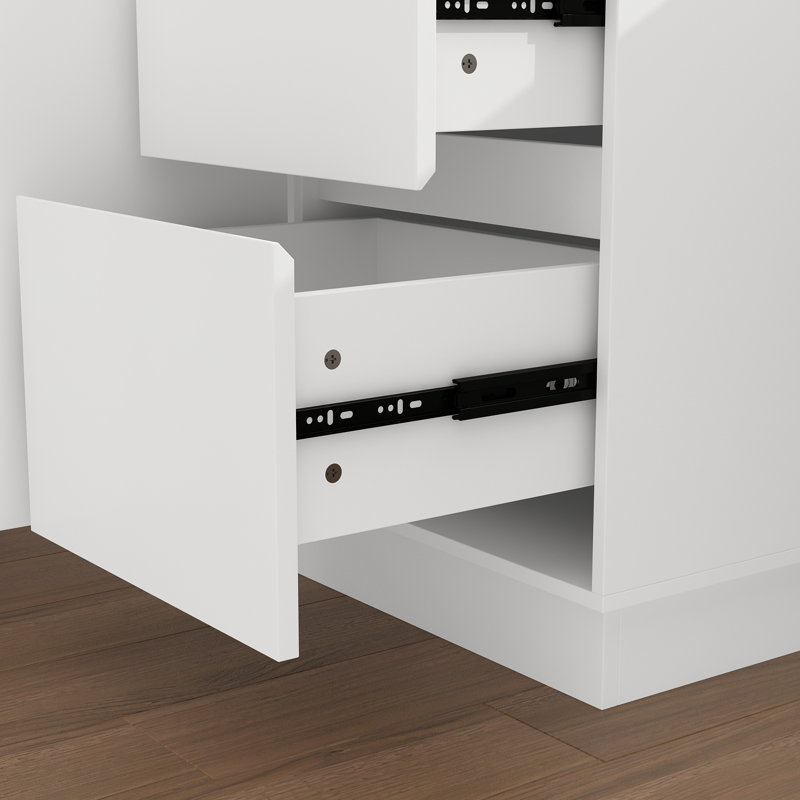 Bureau à hauteur réglable avec rangement