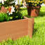 Wood Raised Garden Bed with Trellis
