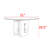 French style vintage solid wood dining table.-111032333