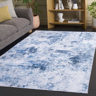 Tapis abstrait lavable à la machine Santa Monica
