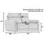 Fauteuil inclinable électrique Ayoka avec appui-tête réglable-466071821-424176056