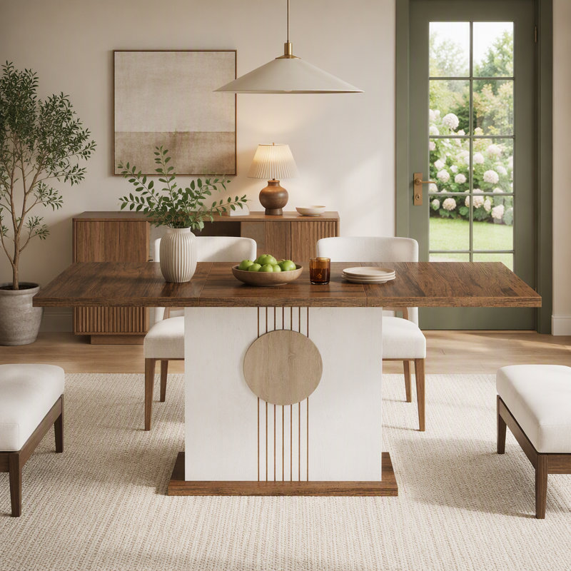 Dining Table, White