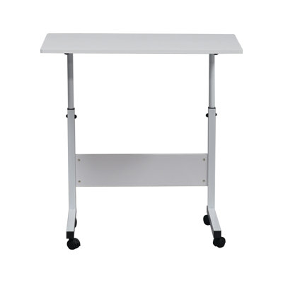 Bureau d'ordinateur en panneau de particules enduit de mélamine FCH avec hauteur réglable et mobile