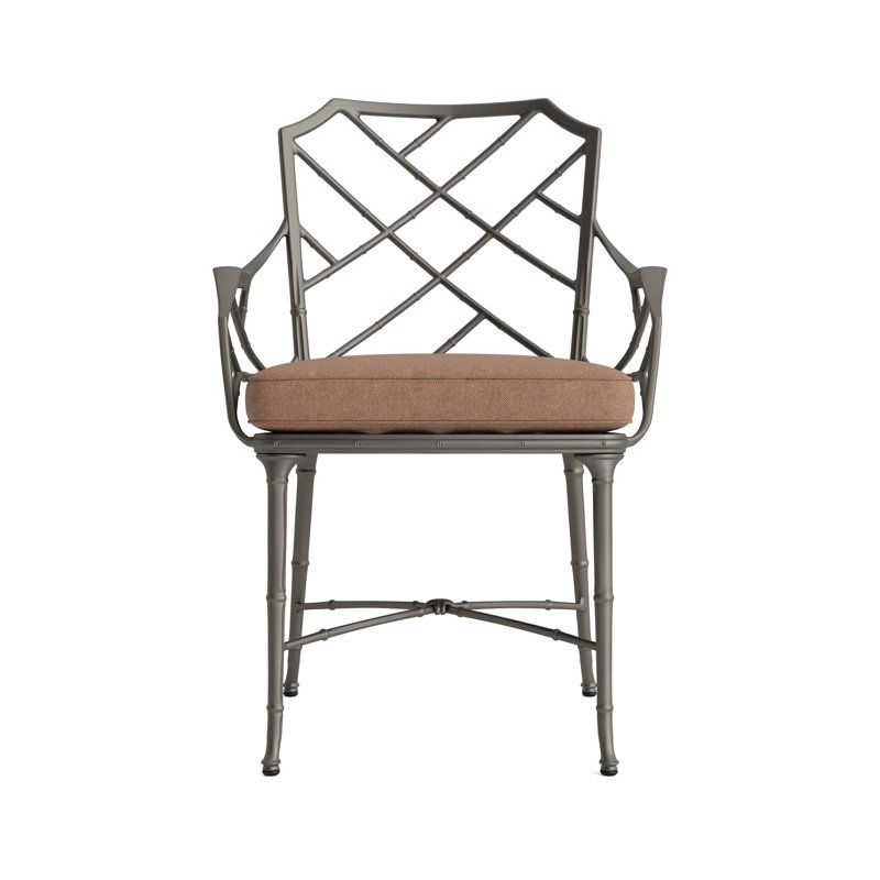 Calcutta Outdoor Dining Chair, Mica, Fusion Clay