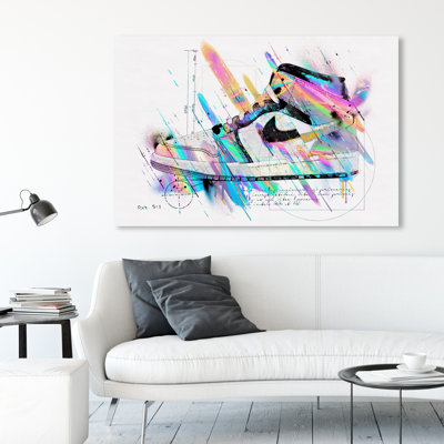 Tarique artistique Sneaker Holo sur toile