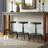 Port Morris Adjustable Height Counter Stool with Metal Frame