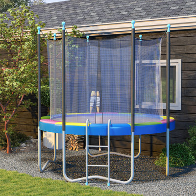 Housse de ressort de trampoline 14 pi, rembourrage de trampoline de sécurité, imperméable et résistant aux déchirures, accessoires de trampoline toutes saisons, multicolore