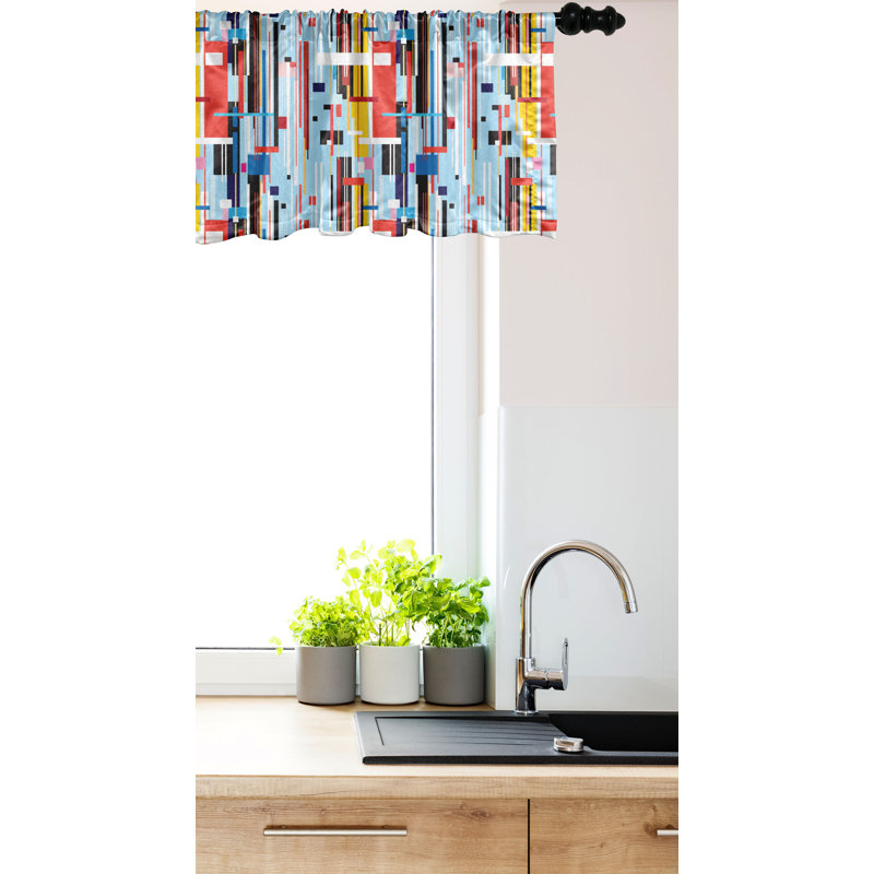 Ensemble de 2 cantonnières modernes Ambesonne, L 54 po x L 18 po