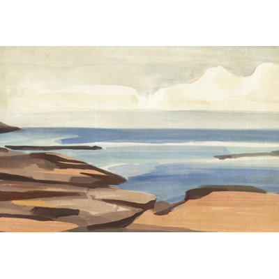 Shore Days I - Wrapped Canvas Print
