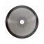 14"Bathroom Round Crystal Glass Sink without Faucet, Transparent-1012520796