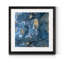 « Or indigo II », peinture sur papier encadrée-11411176-11411181