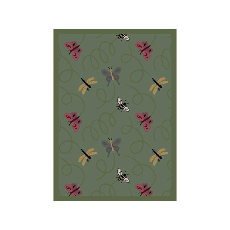 Tapis Nature Wing Dings, Rectangle 7 pi 8 po x 10 pi 9 po
