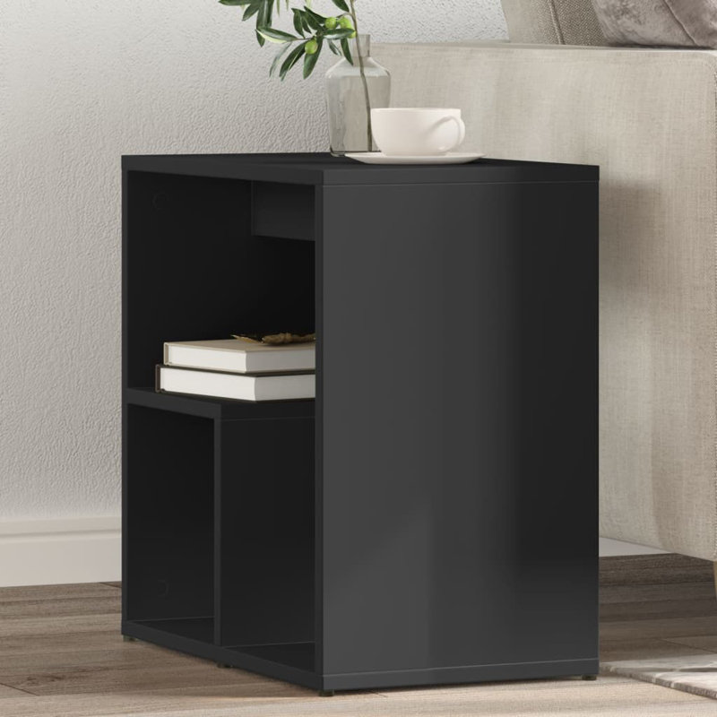 Pompilian Frame End Table, Black